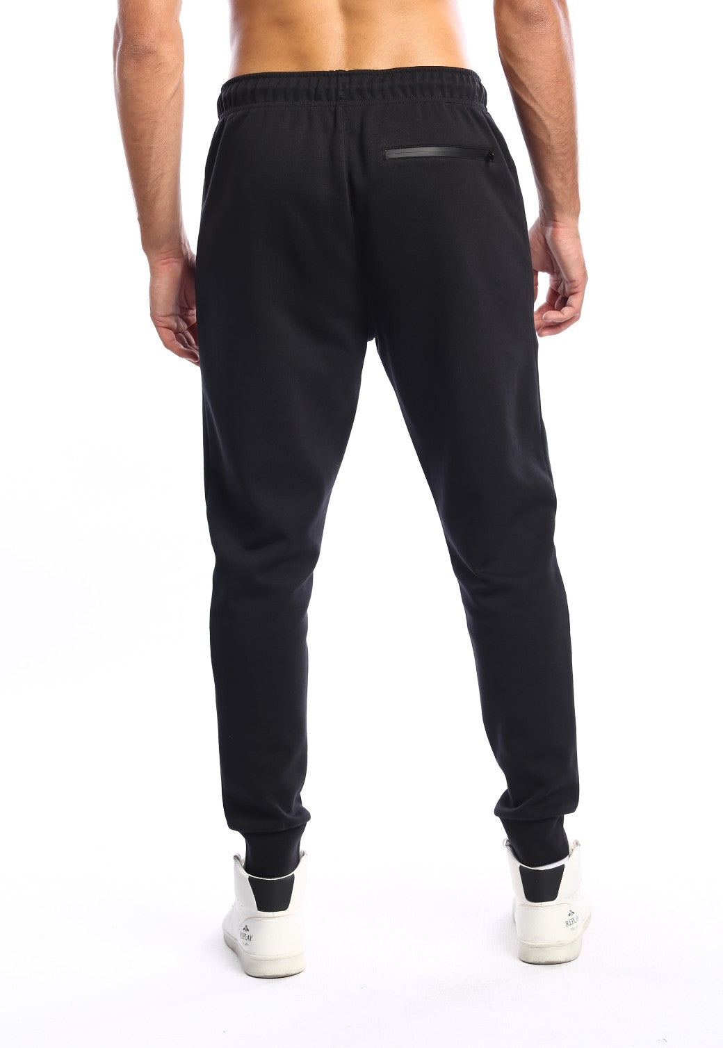 מכנסי טרנינג אינטרלוק ארוך לוגו צד שמאל גברים