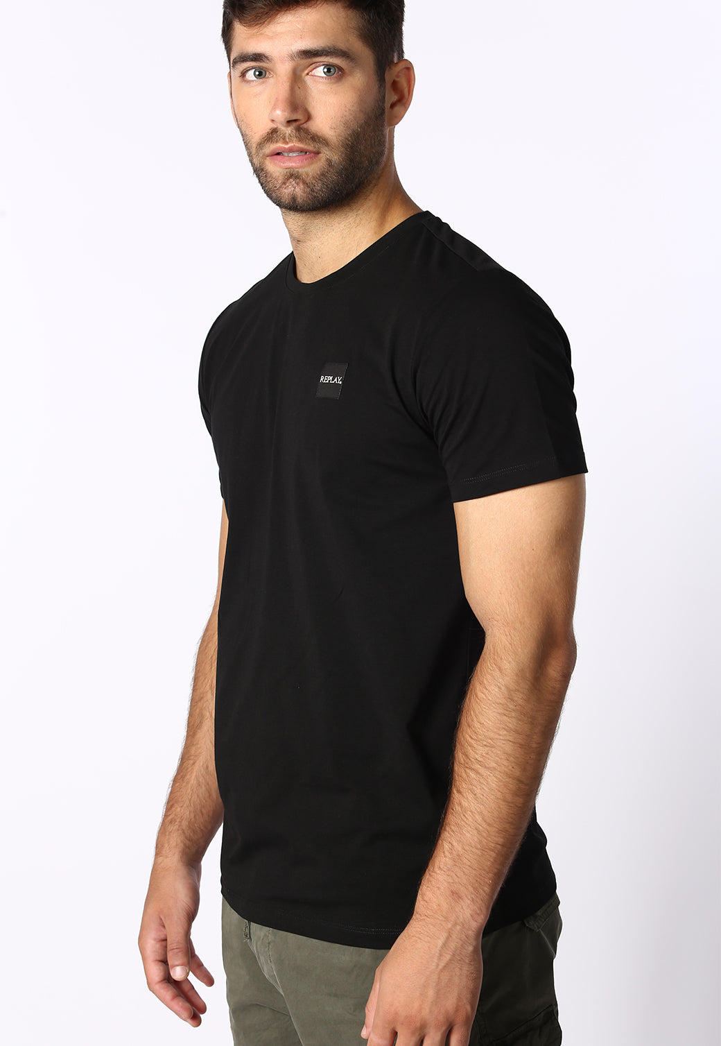 טי שירט בייסיק מפתח עגול גברים