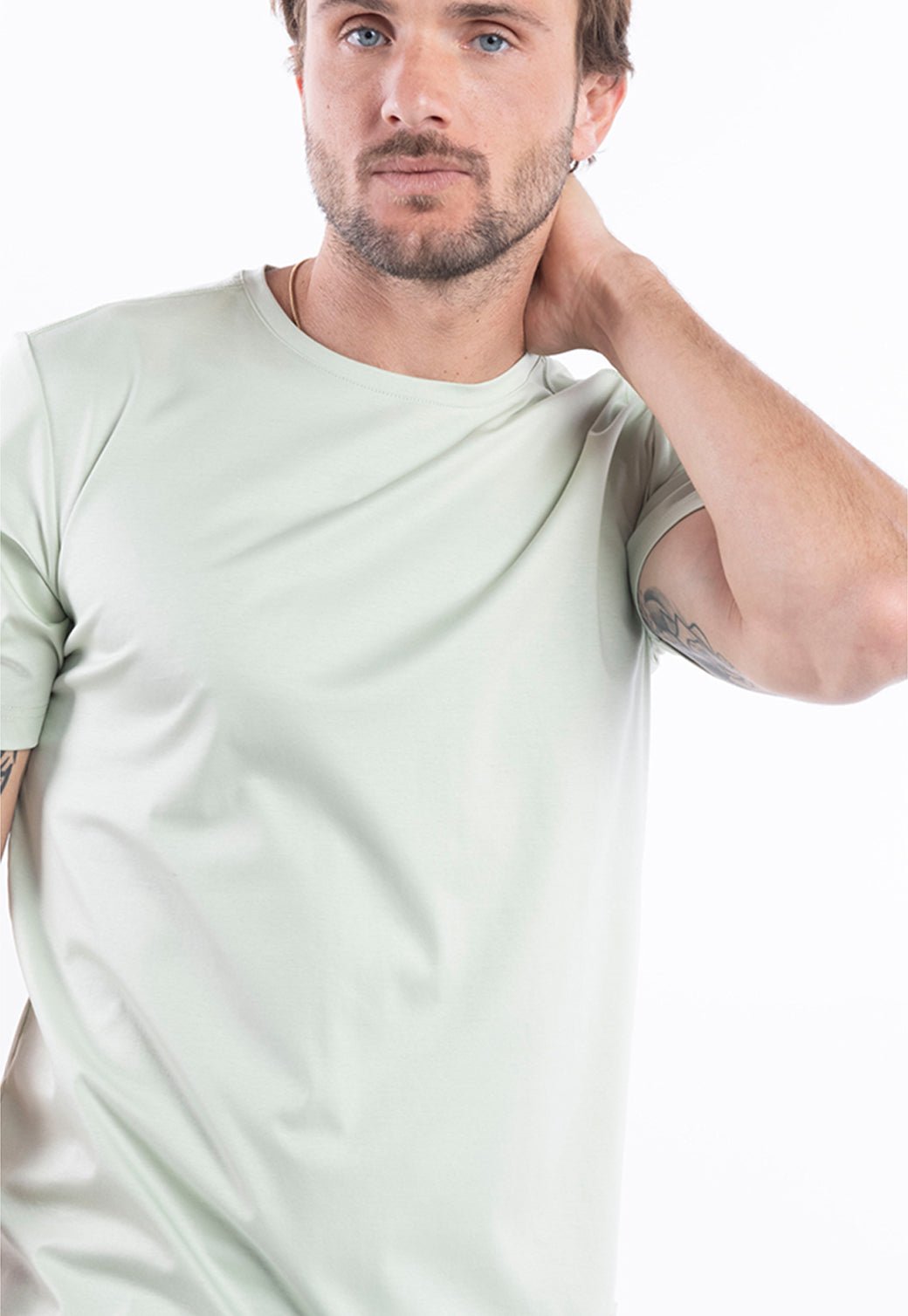 חולצת טי פימה | גברים BEIGE / L