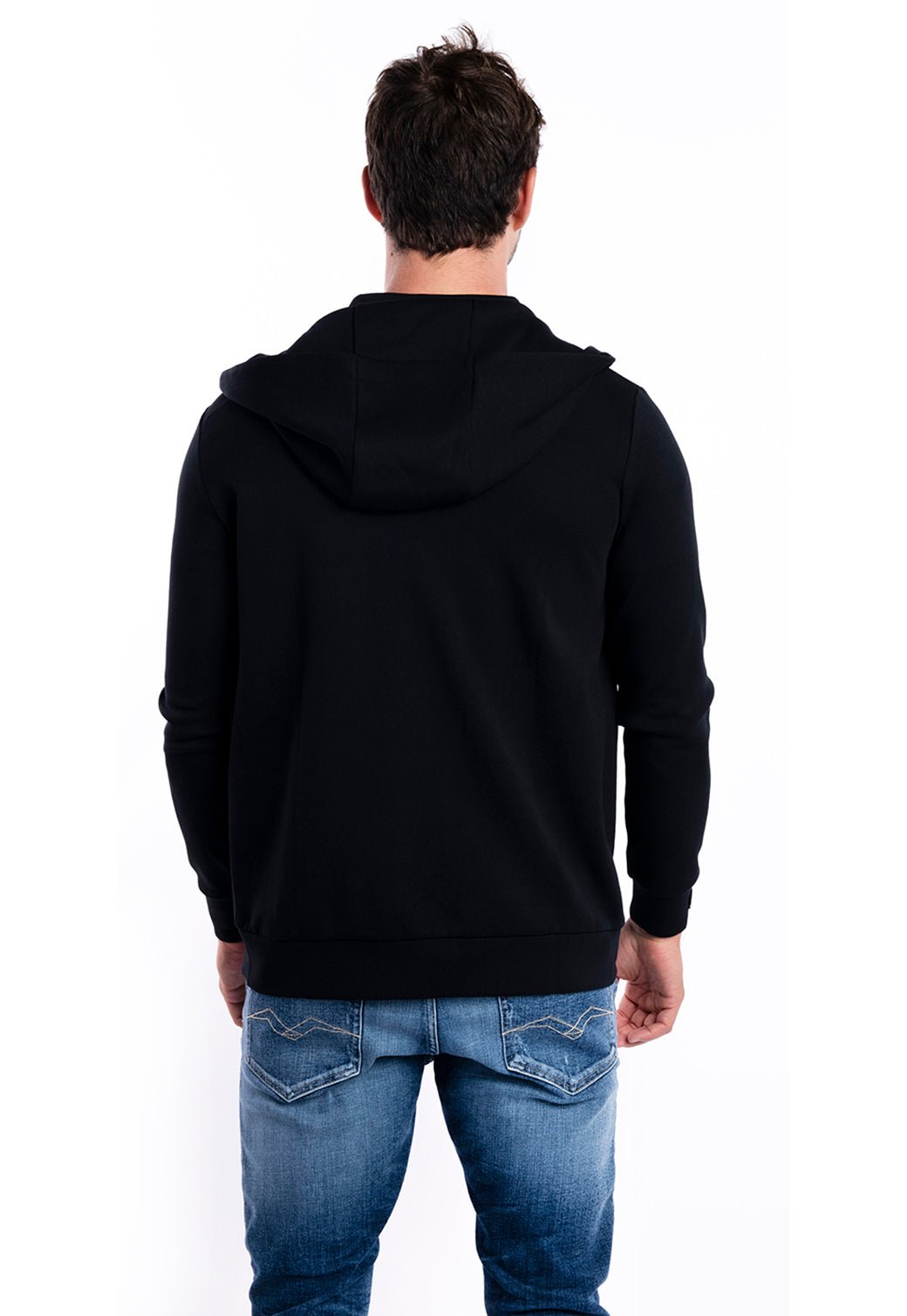 סווטשירט קפוצ׳ון | גברים BLACK / L