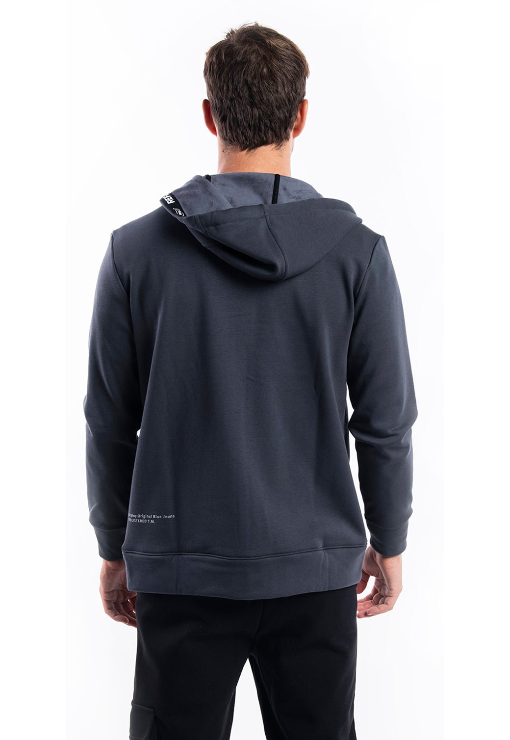 סווטשירט קפוצ׳ון | גברים BLACK / L