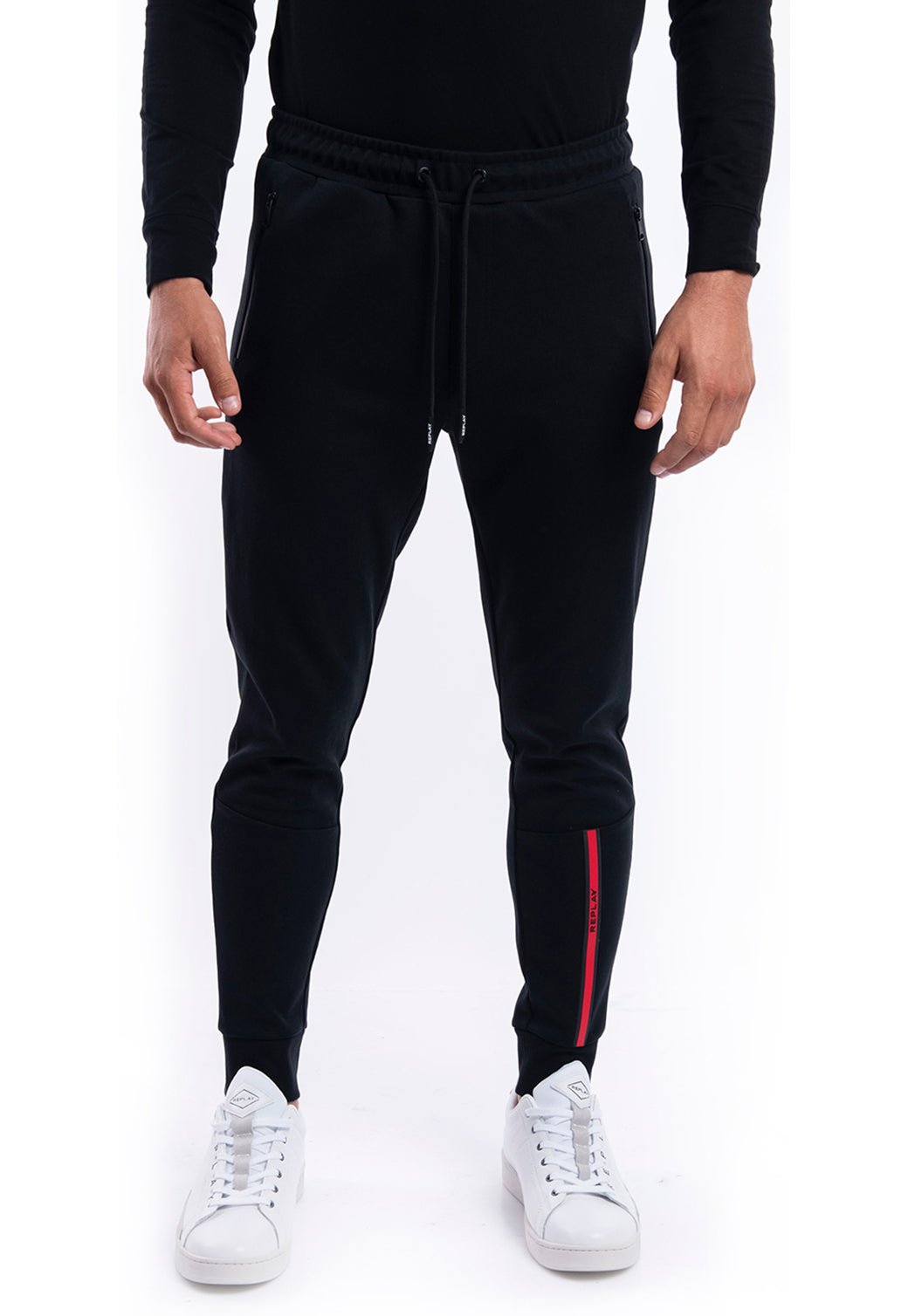 מכנסי טרנינג ארוכים | גברים BLACK / L