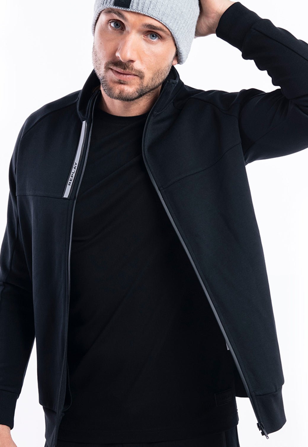 ז׳קט מרוכסן | גברים YELLOW / L