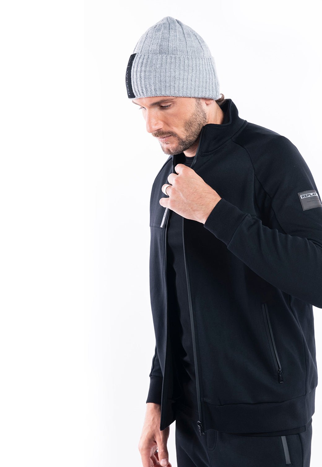 ז׳קט מרוכסן | גברים YELLOW / L