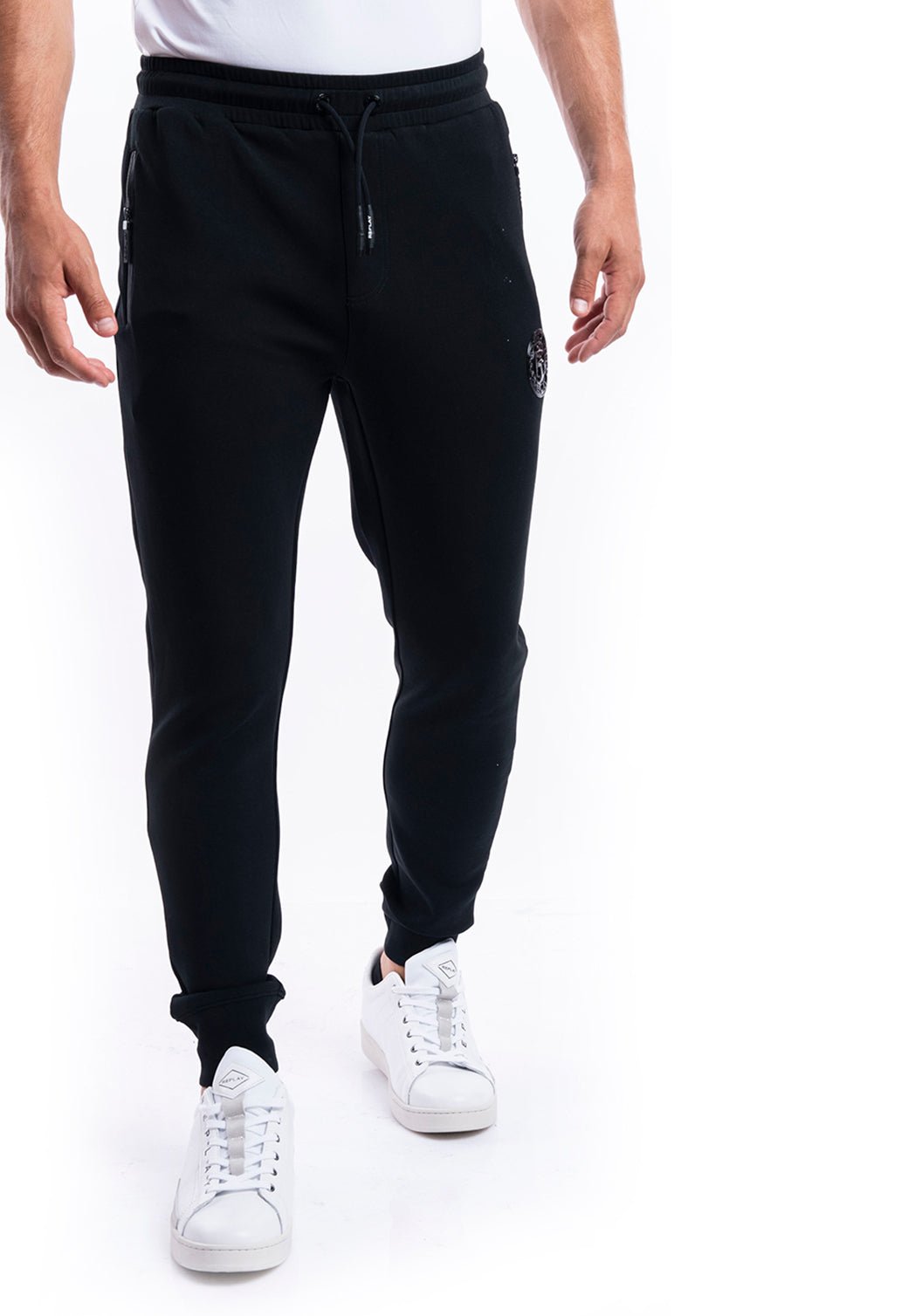 מכנסי טרנינג עם לוגו מוטבע | גברים YELLOW / L