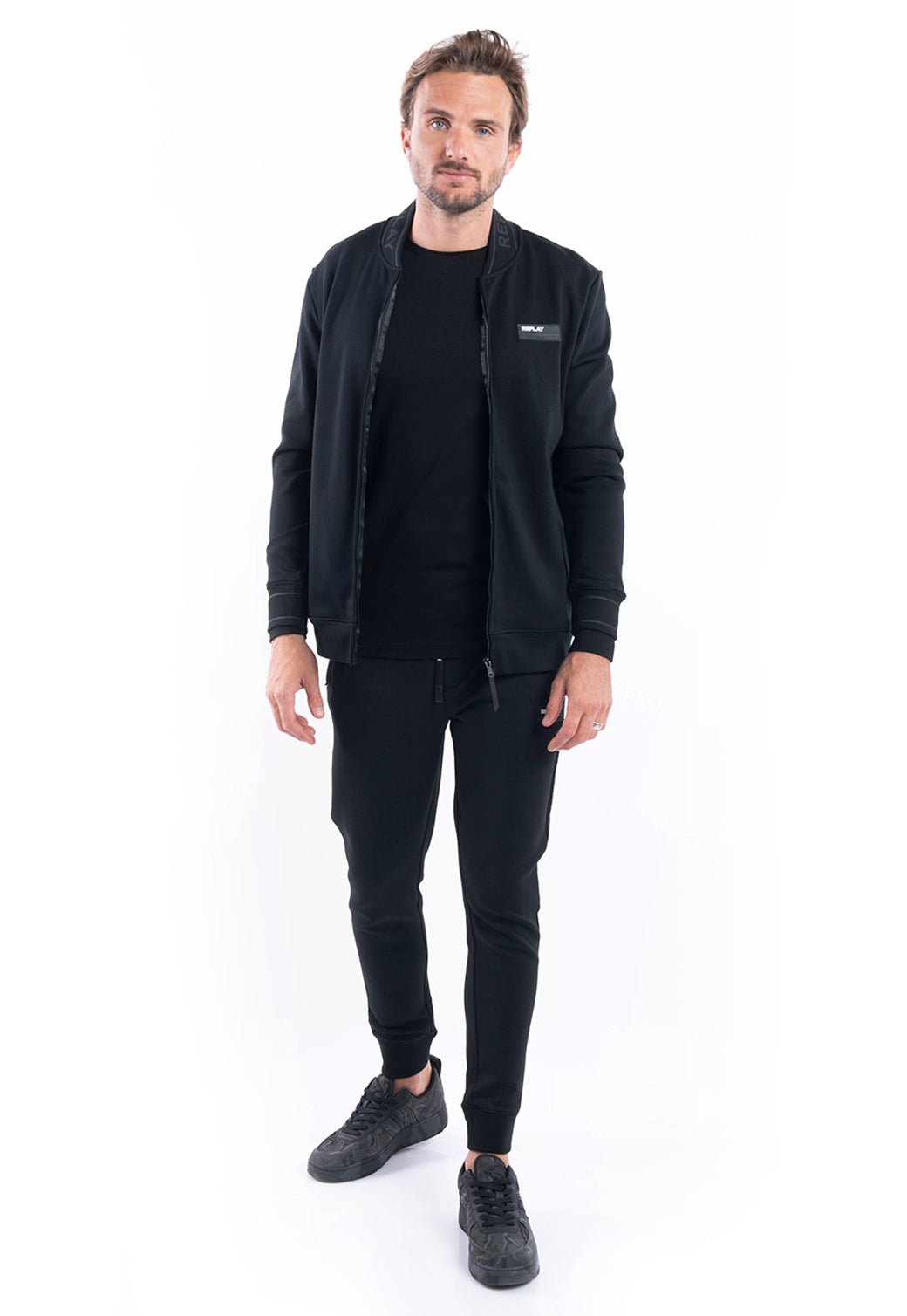 ז׳קט בומבר לוגו | גברים BLACK / L