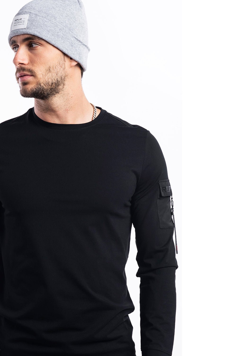 טי שירט כיס | גברים WHITE / L