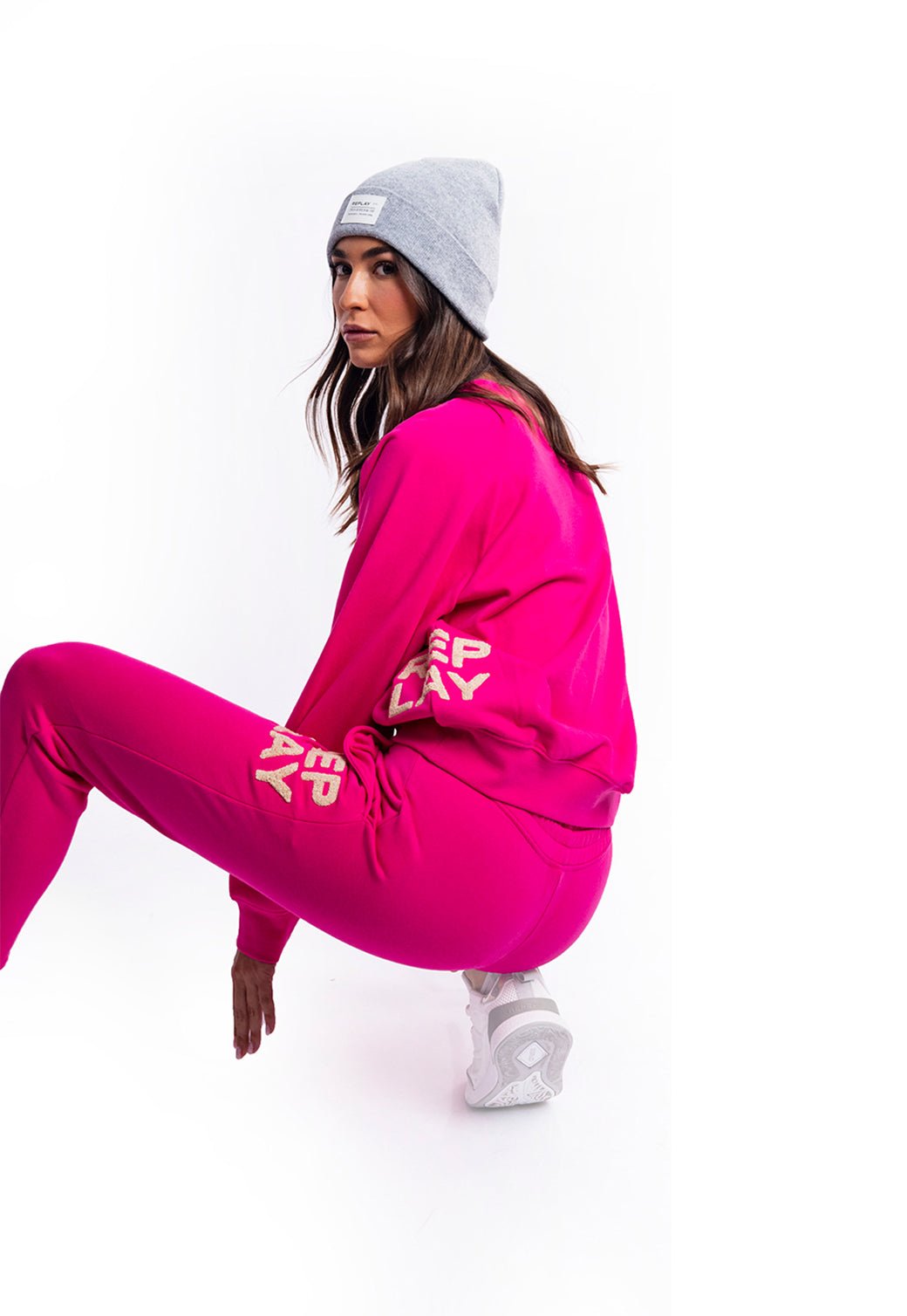 סווטשירט אמריקאי | נשים PURPLE / S