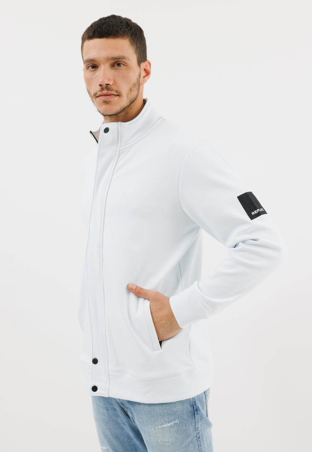 ג'קט מרוכסן עם בטנת קטיפה גברים