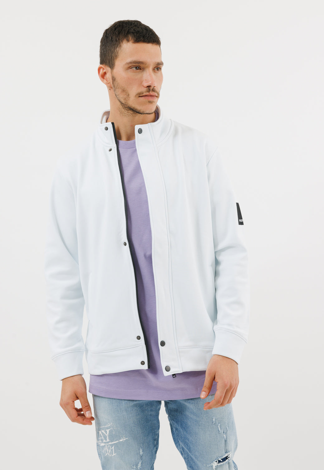 ג'קט מרוכסן עם בטנת קטיפה גברים