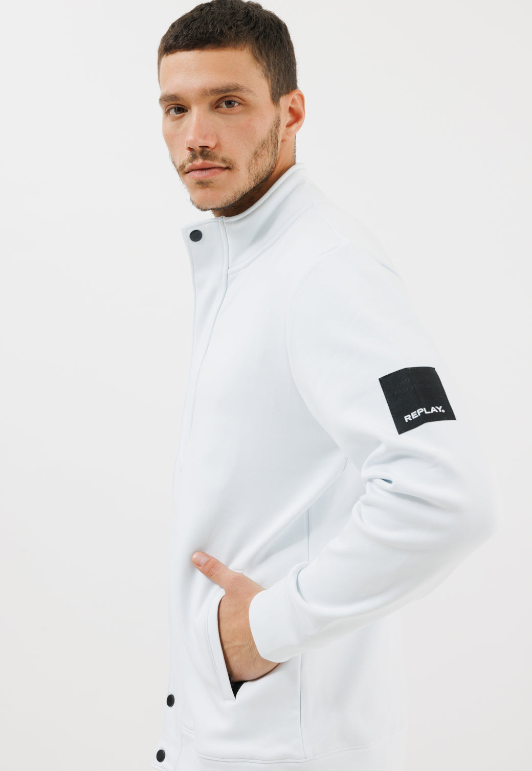 ג'קט מרוכסן עם בטנת קטיפה גברים