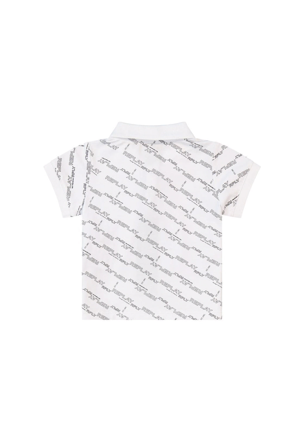 חולצת פולו קצרה Allover תינוקות