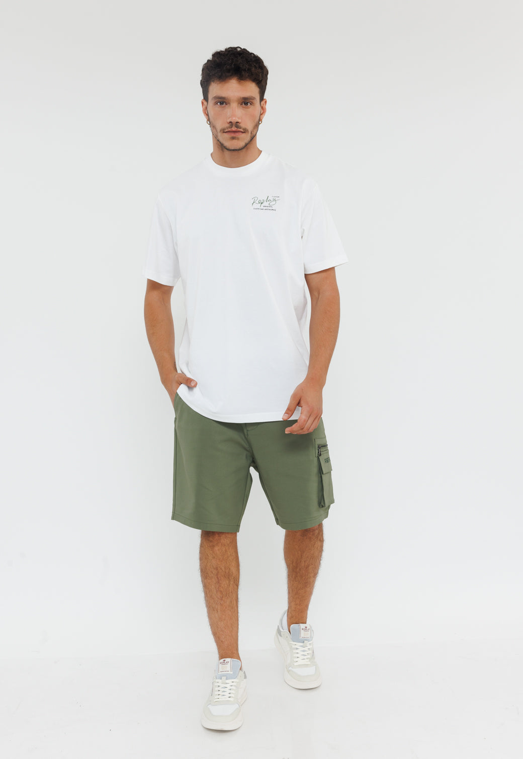 מכנסי ברמודה קצרים 4WAY גברים