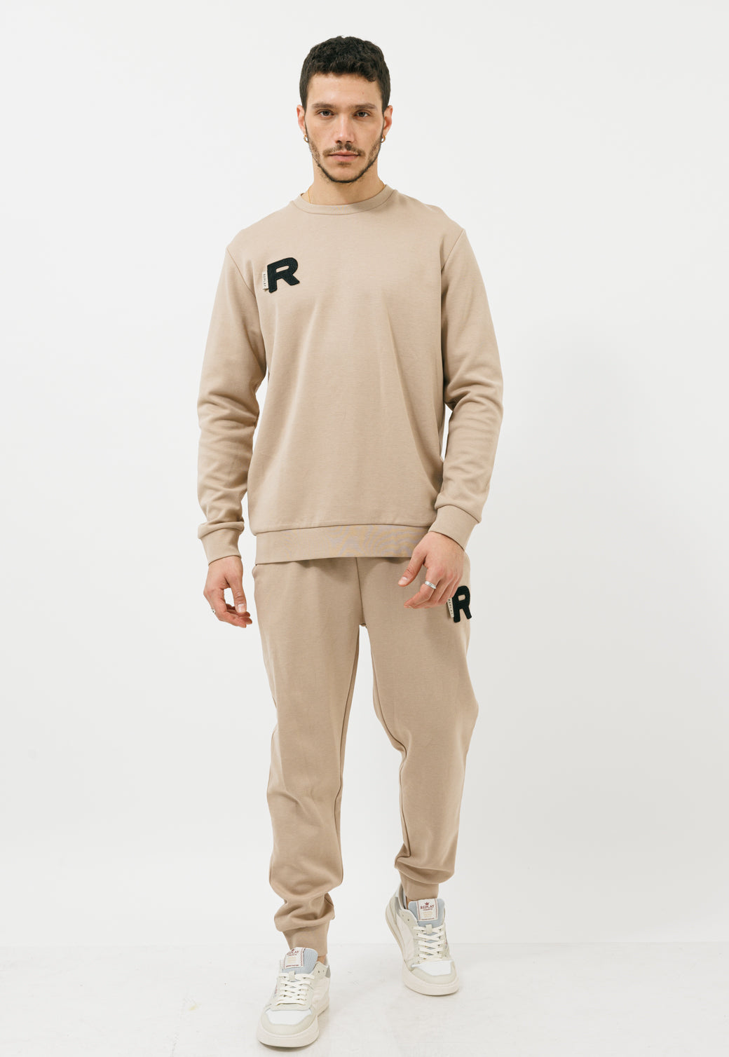 חליפת טרנינג שני חלקים לוגו גברים