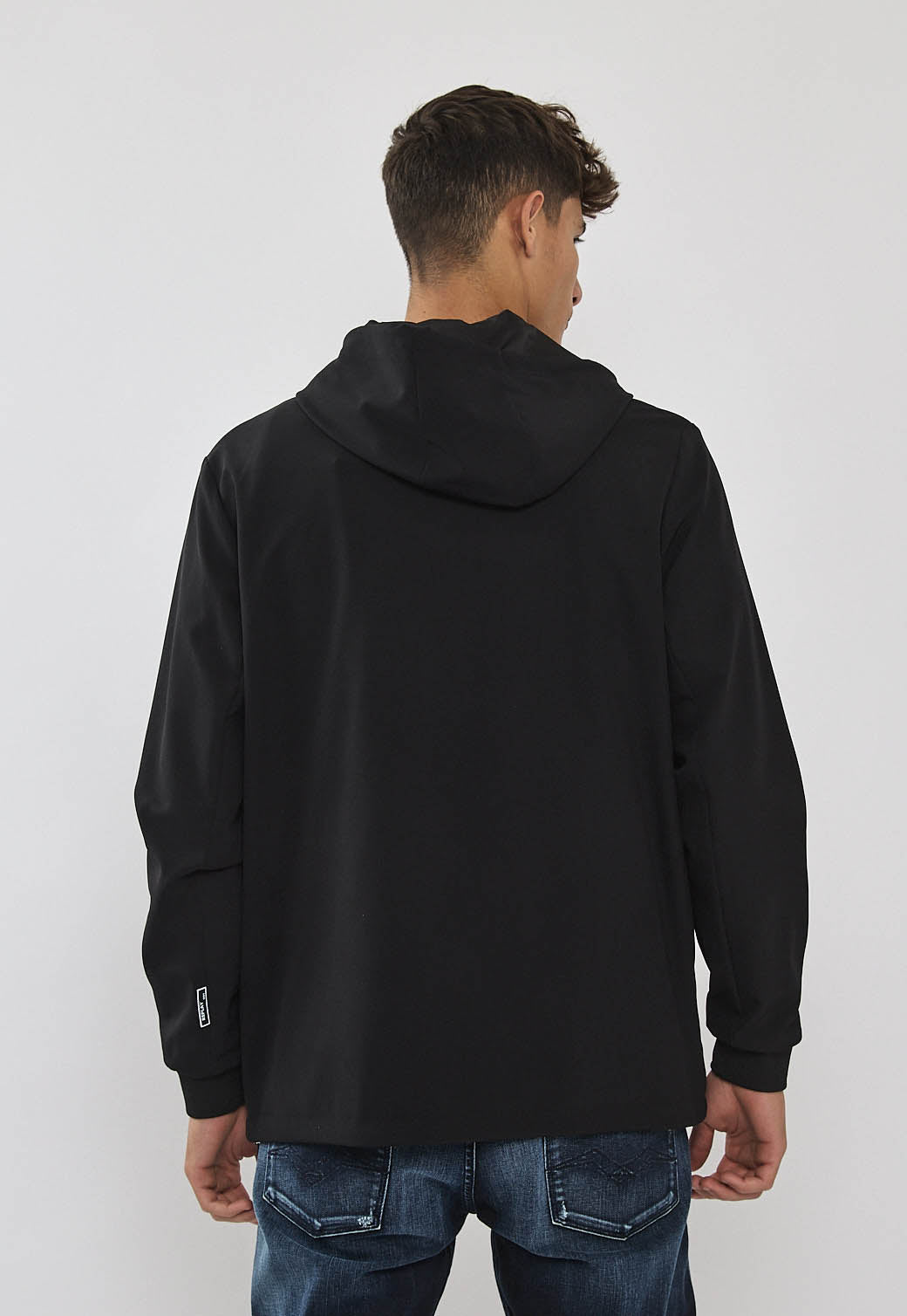 מעיל 4WAY לגברים בצבע שחור