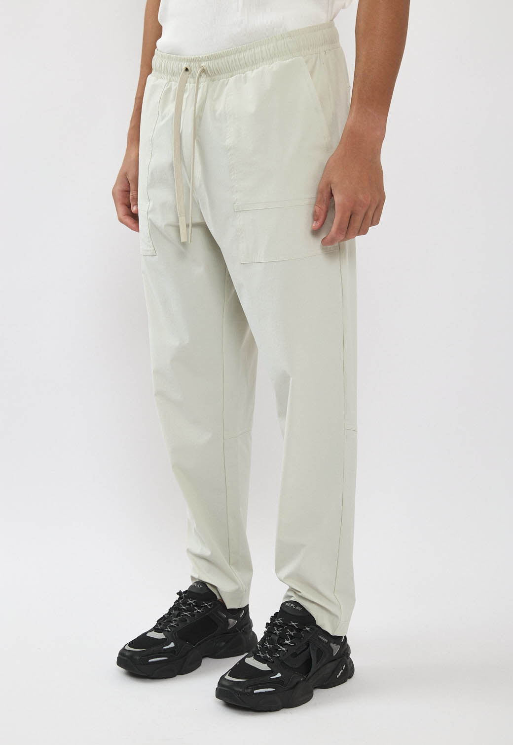 מכנסי 4WAY לגברים בצבע אבן