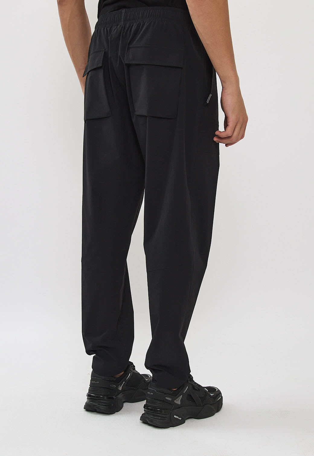 מכנסי 4WAY לגברים בצבע שחור