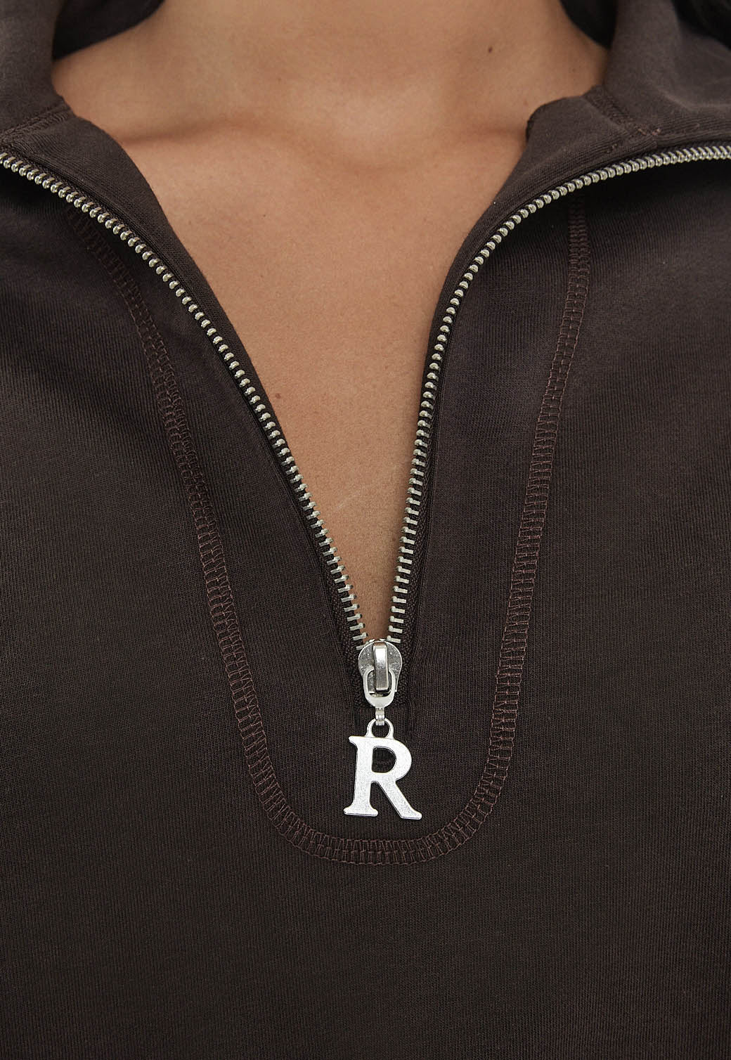 ג'קט קרופ לנשים בצבע חום