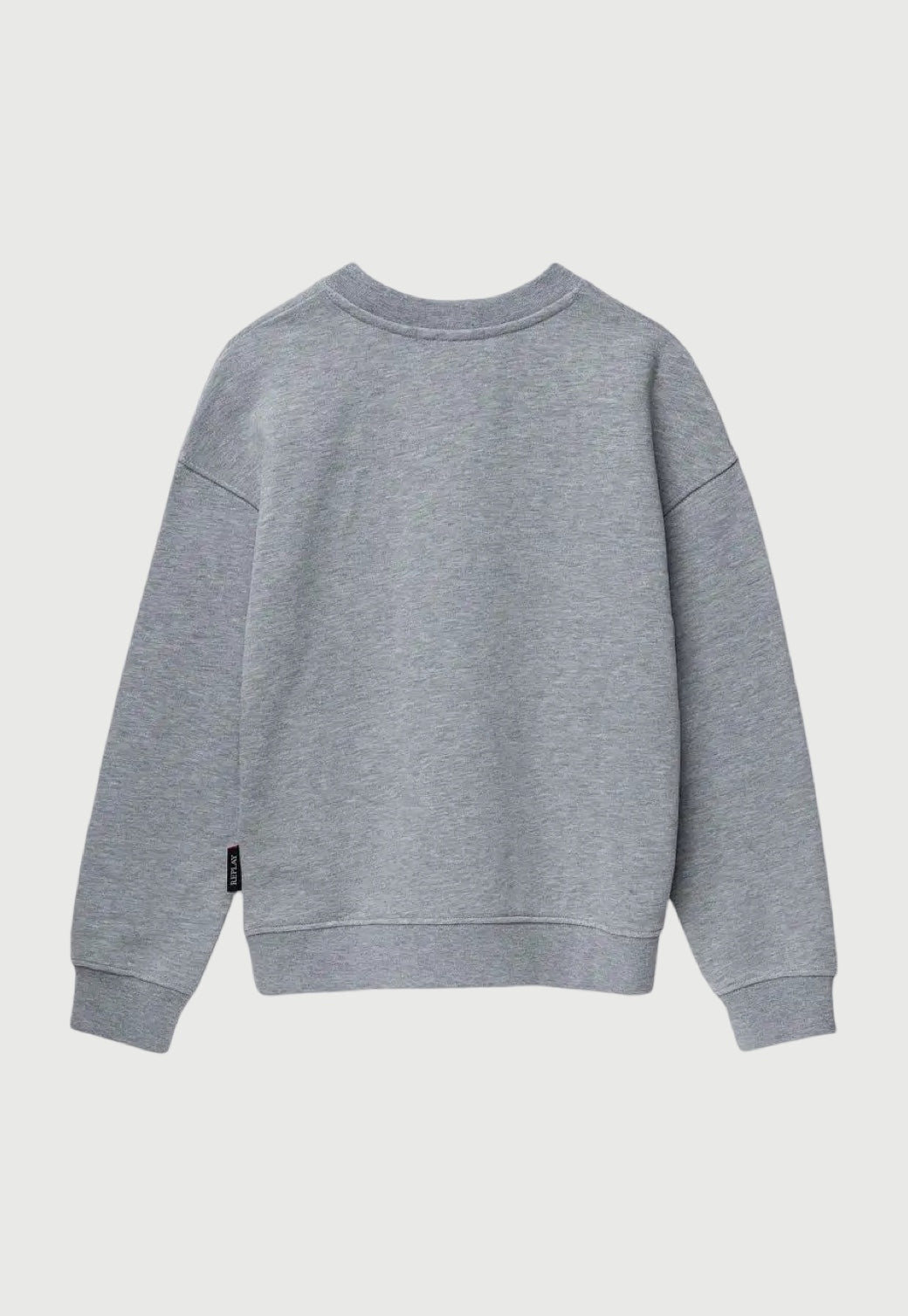 סווטשירט אוברסייז אפור עם כיתוב