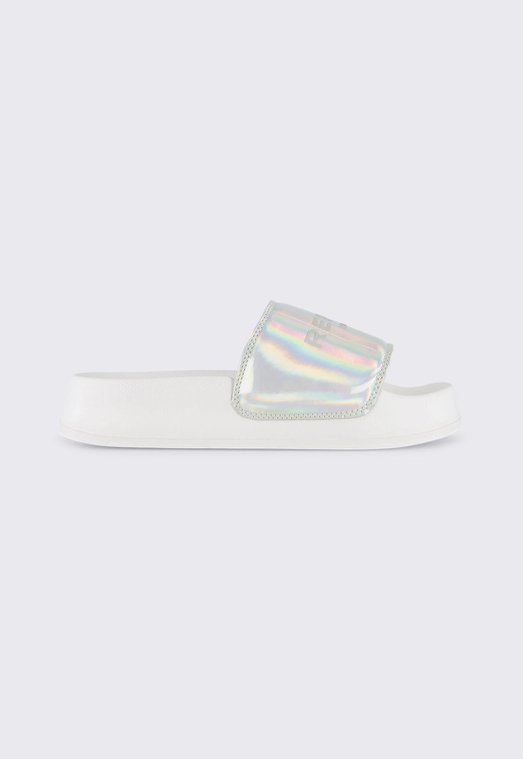 כפכפים לנשים NEW LOTTY IRIDESCENT בצבע לבן וכסף