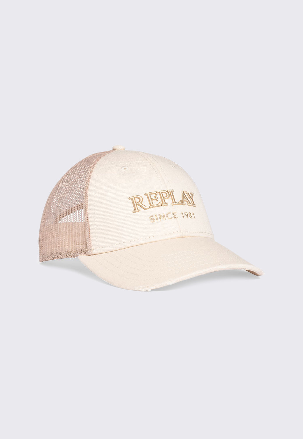 כובע מצחייה בצבע שמנת