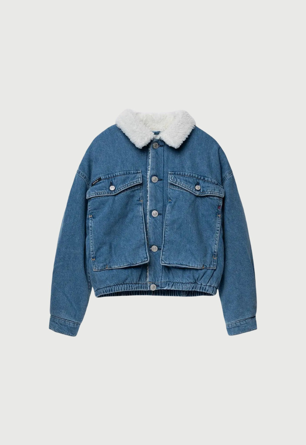 מעיל ג'ינס עם פרווה לילדים