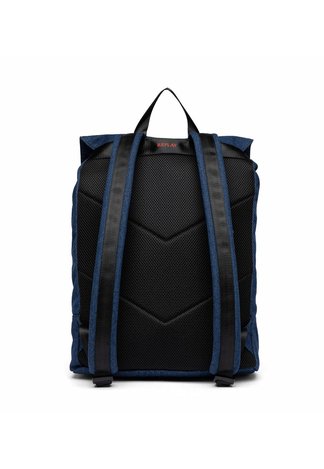 תיק גב בצבע כחול כהה עם קלפה ואבזם קדמי