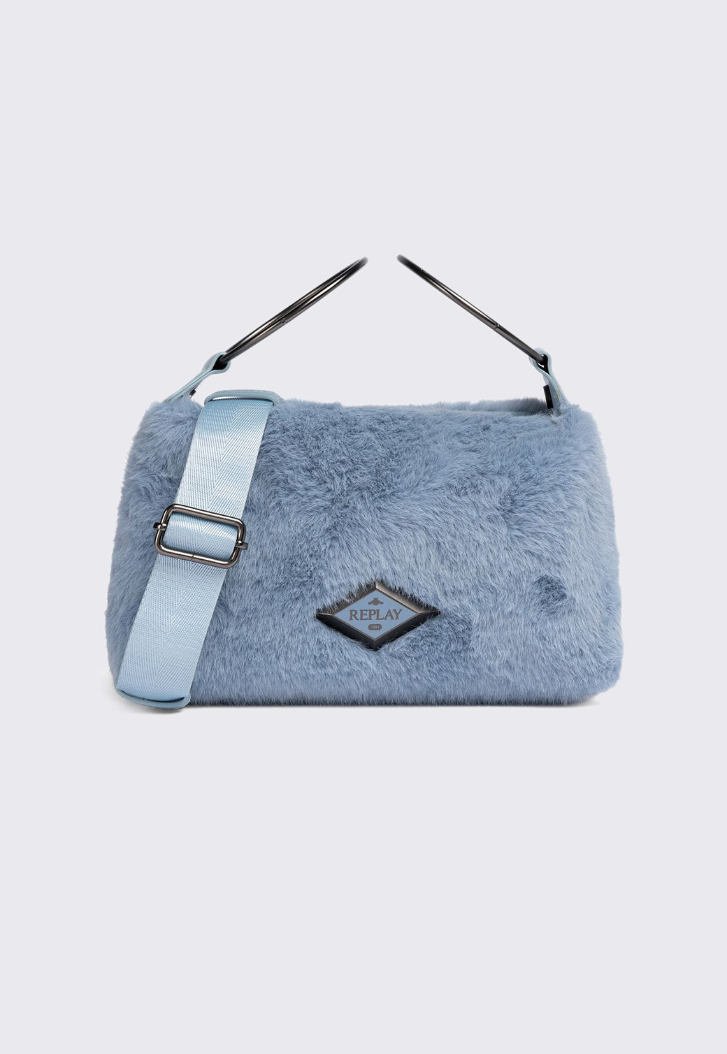 תיק כתף לנשים בצבע תכלת