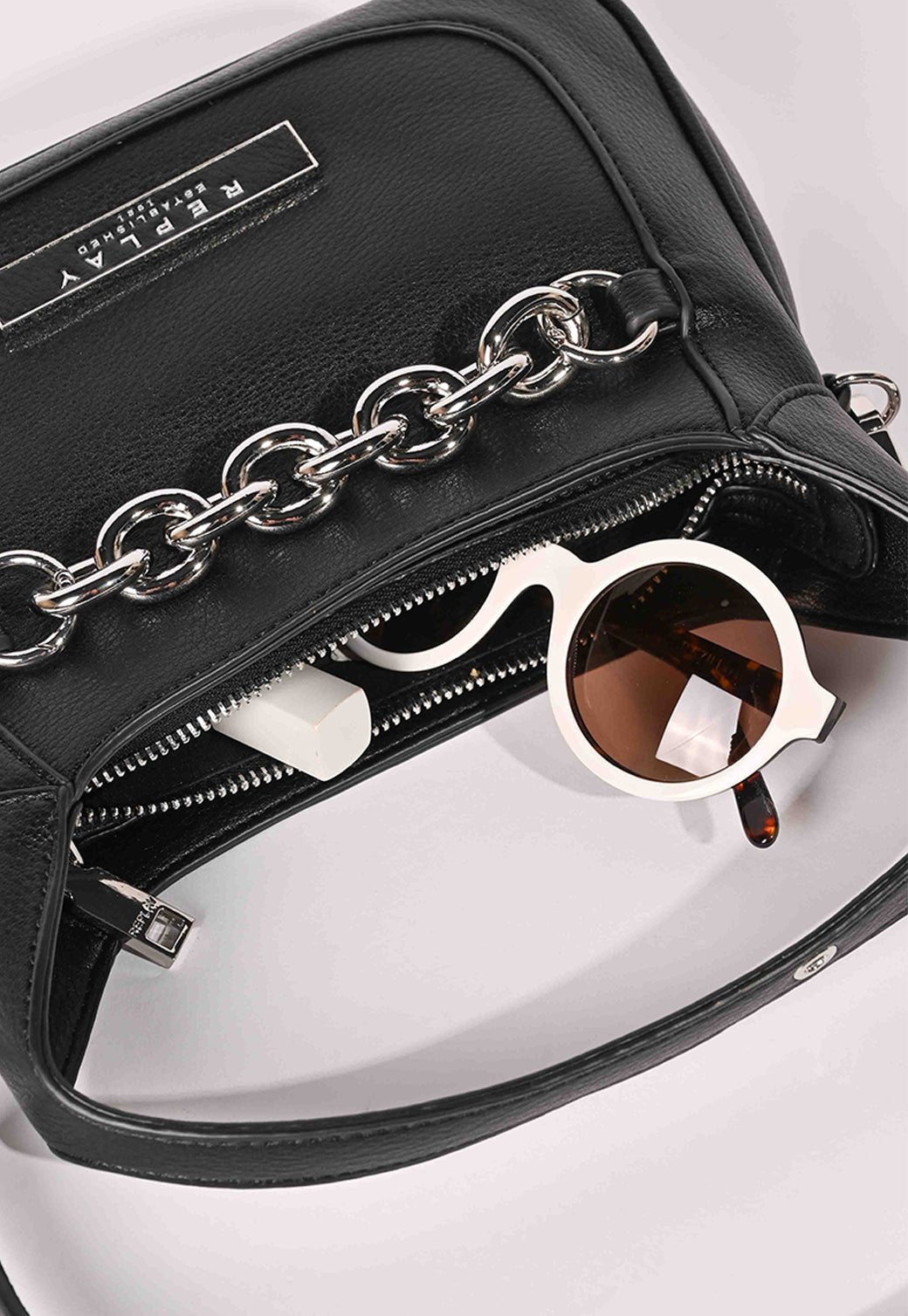 תיק צד עם שרשרת | נשים - Replay