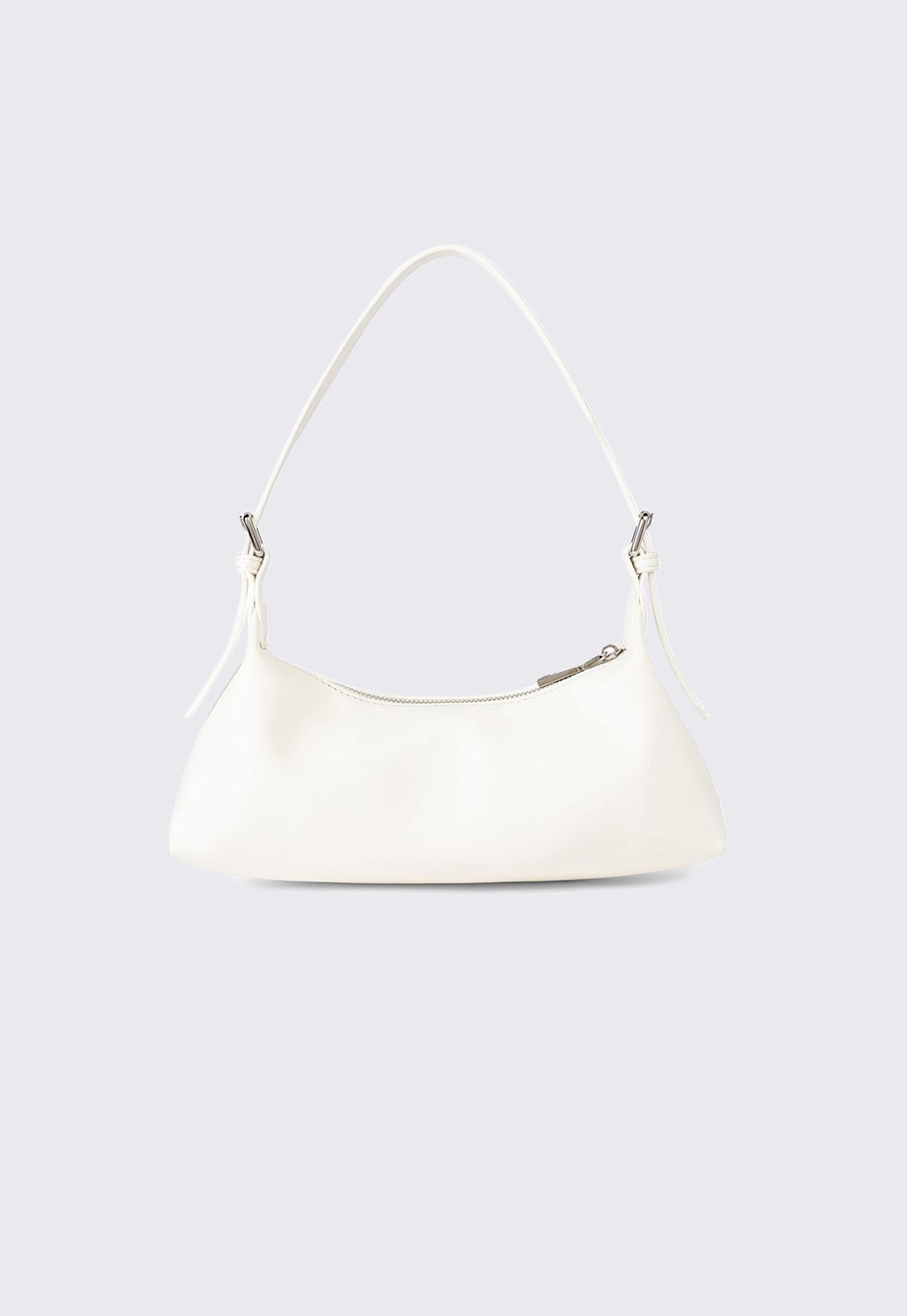 תיק צד לנשים בצבע לבן עם רצועה מתחלפת