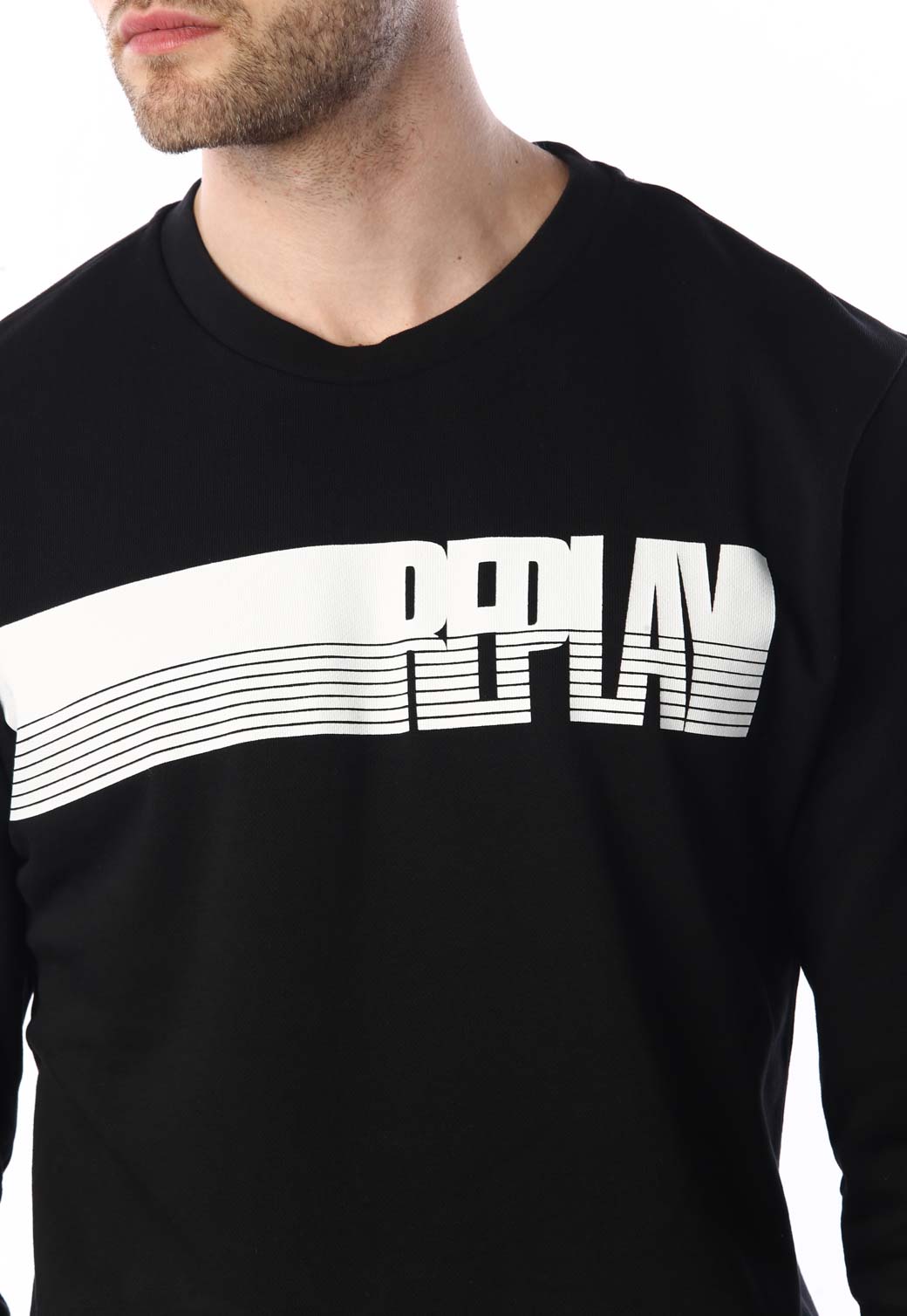 סווטישרט עם לוגו בחזה גברים