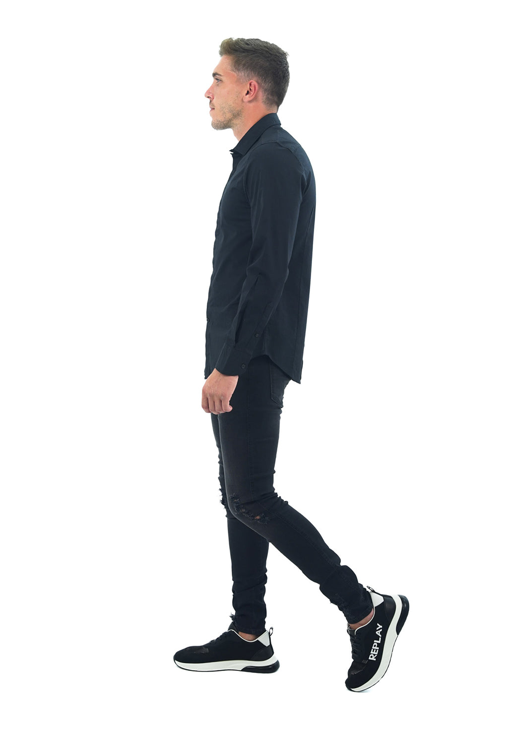 חולצה מכופתרת SLIMFIT גברים