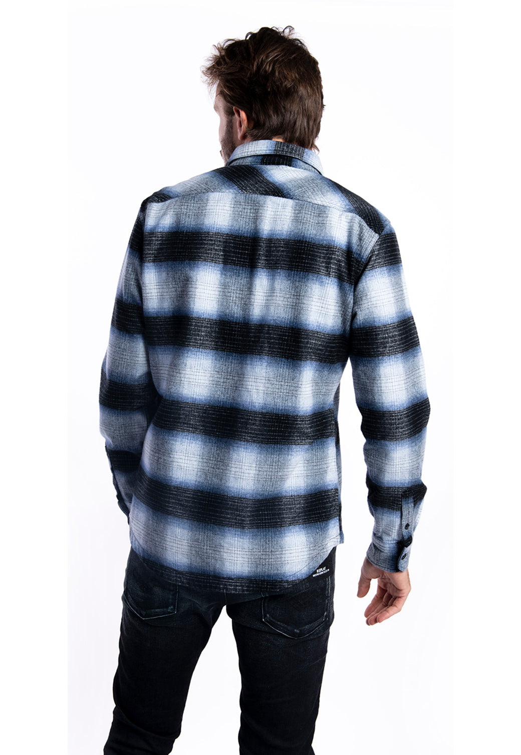 חולצה מכופתרת עם הדפס גברים