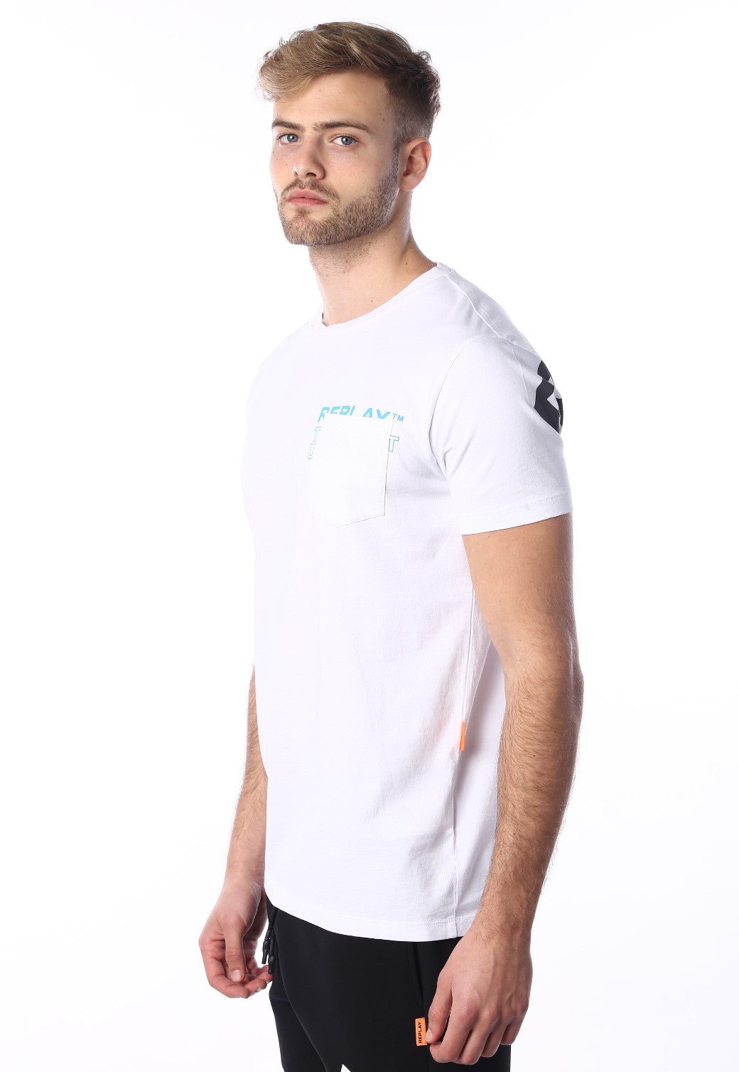 טי שירט קצרה עם כיס | גברים WHITE / L