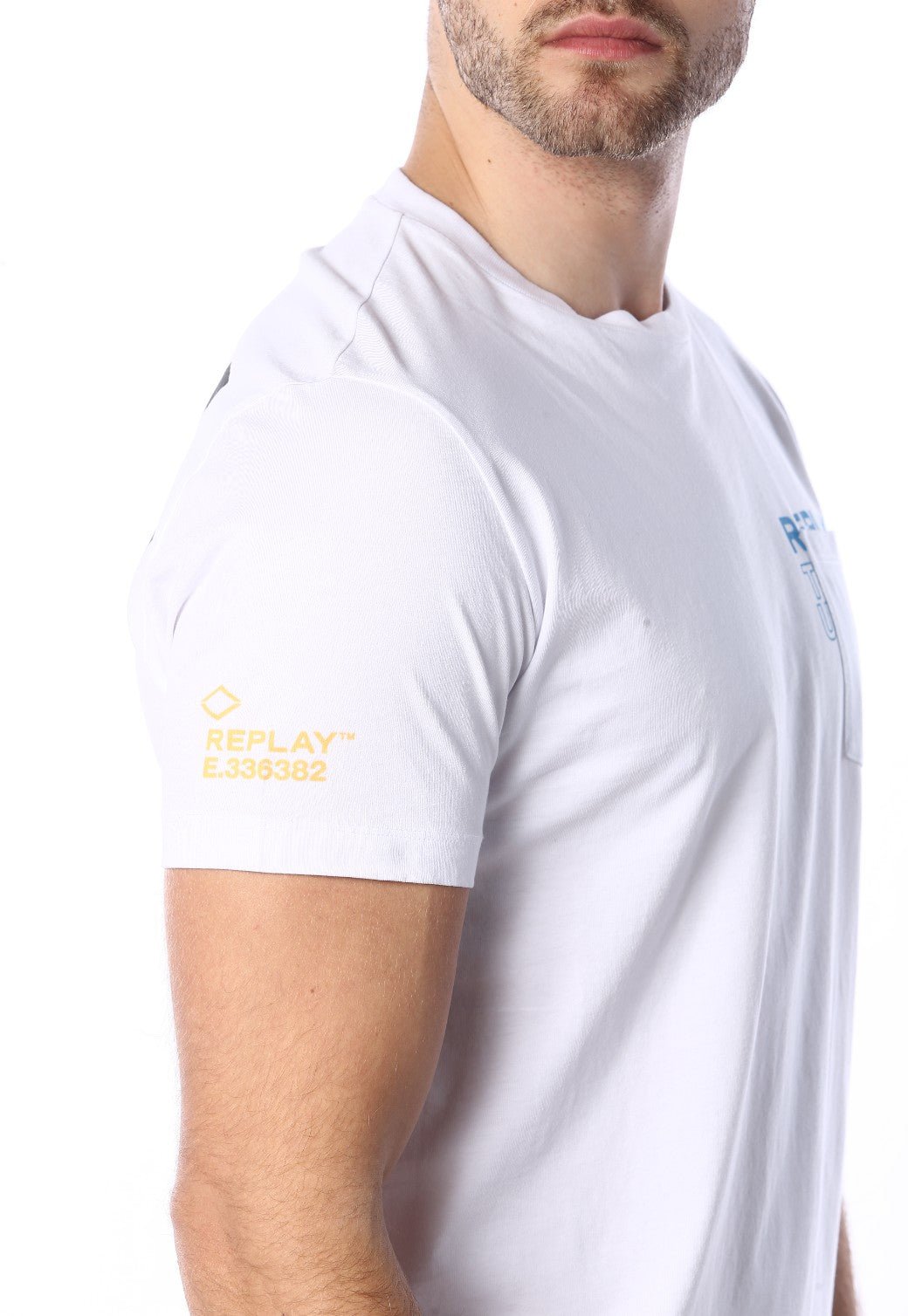 טי שירט קצרה עם כיס | גברים WHITE / L
