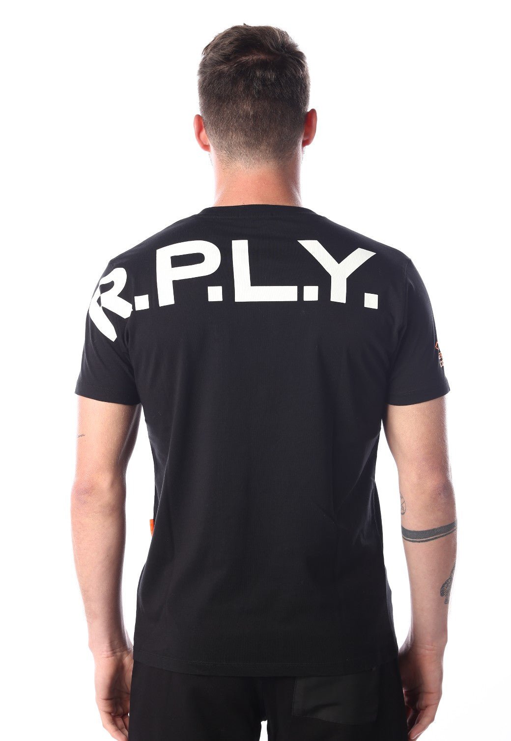 טי שירט קצרה עם כיס | גברים BLACK / L