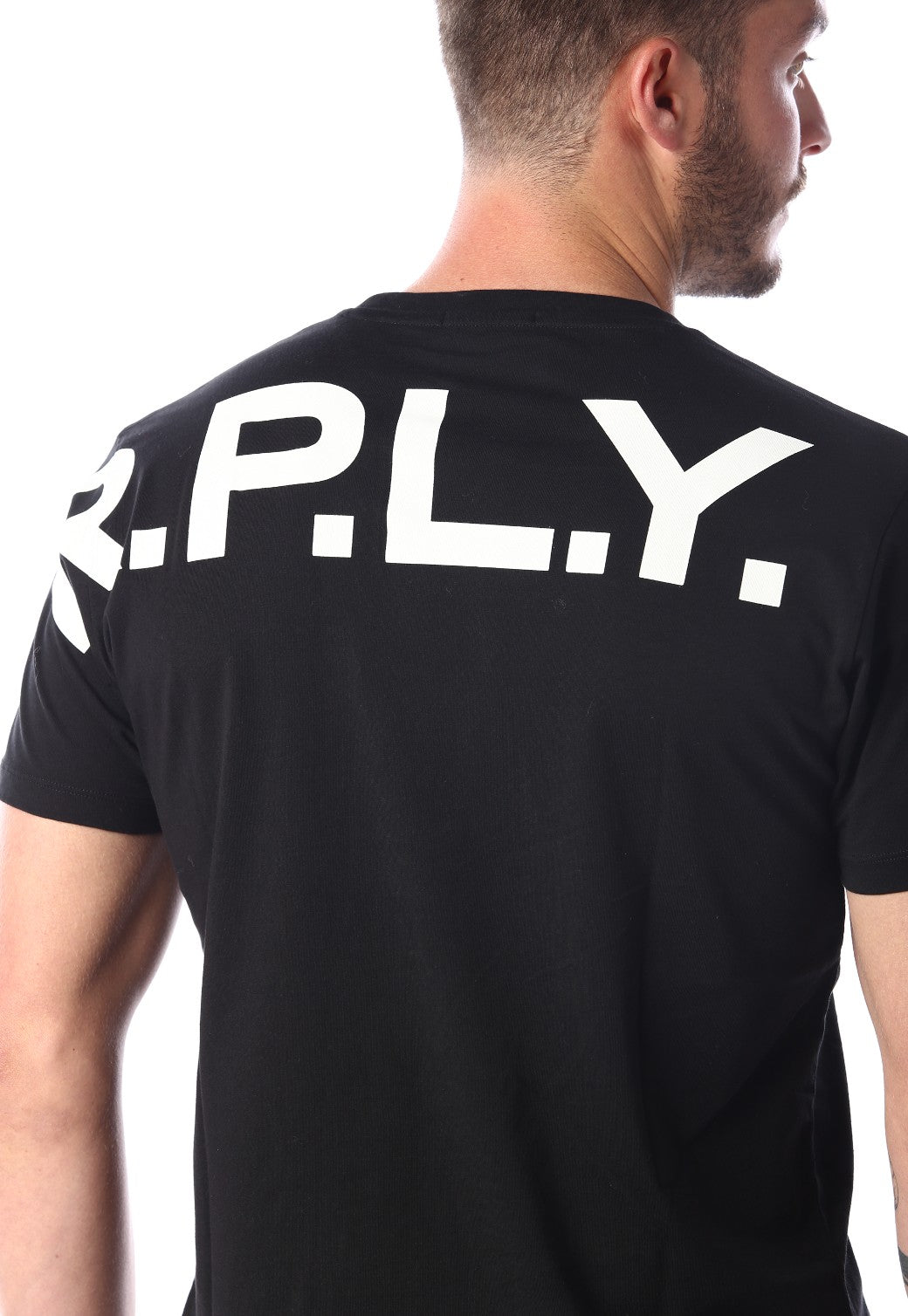 טי שירט קצרה עם כיס | גברים BLACK / L