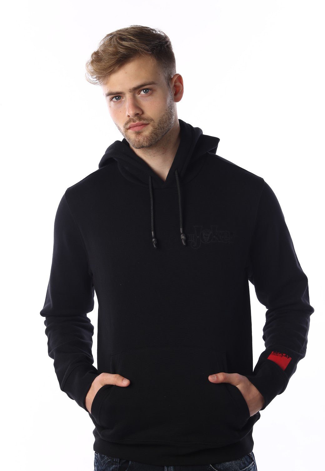 סווטשירט קפוצ'ון באטמן | גברים BLACK / L