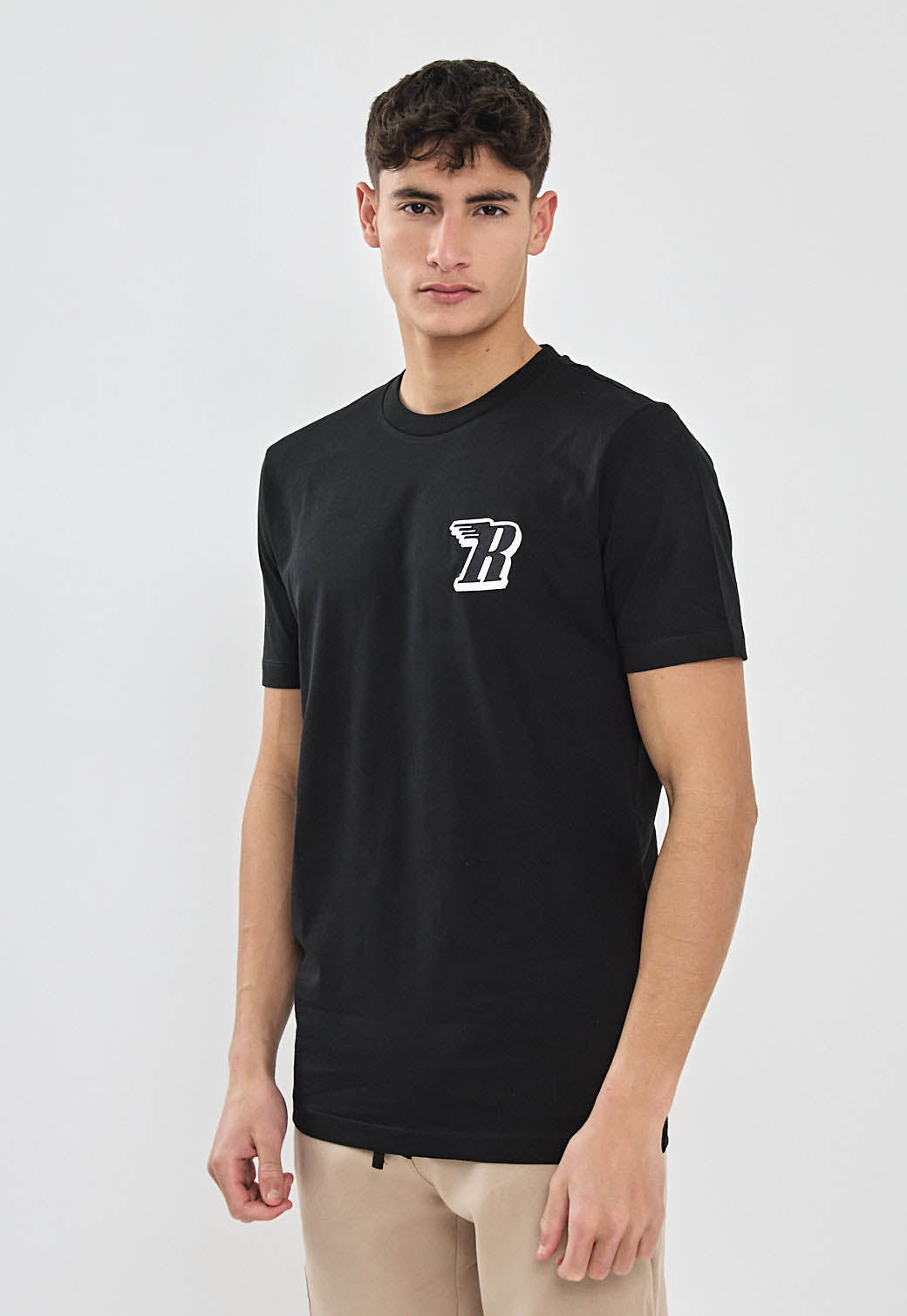 טי שירט קצרה Regular R גברים