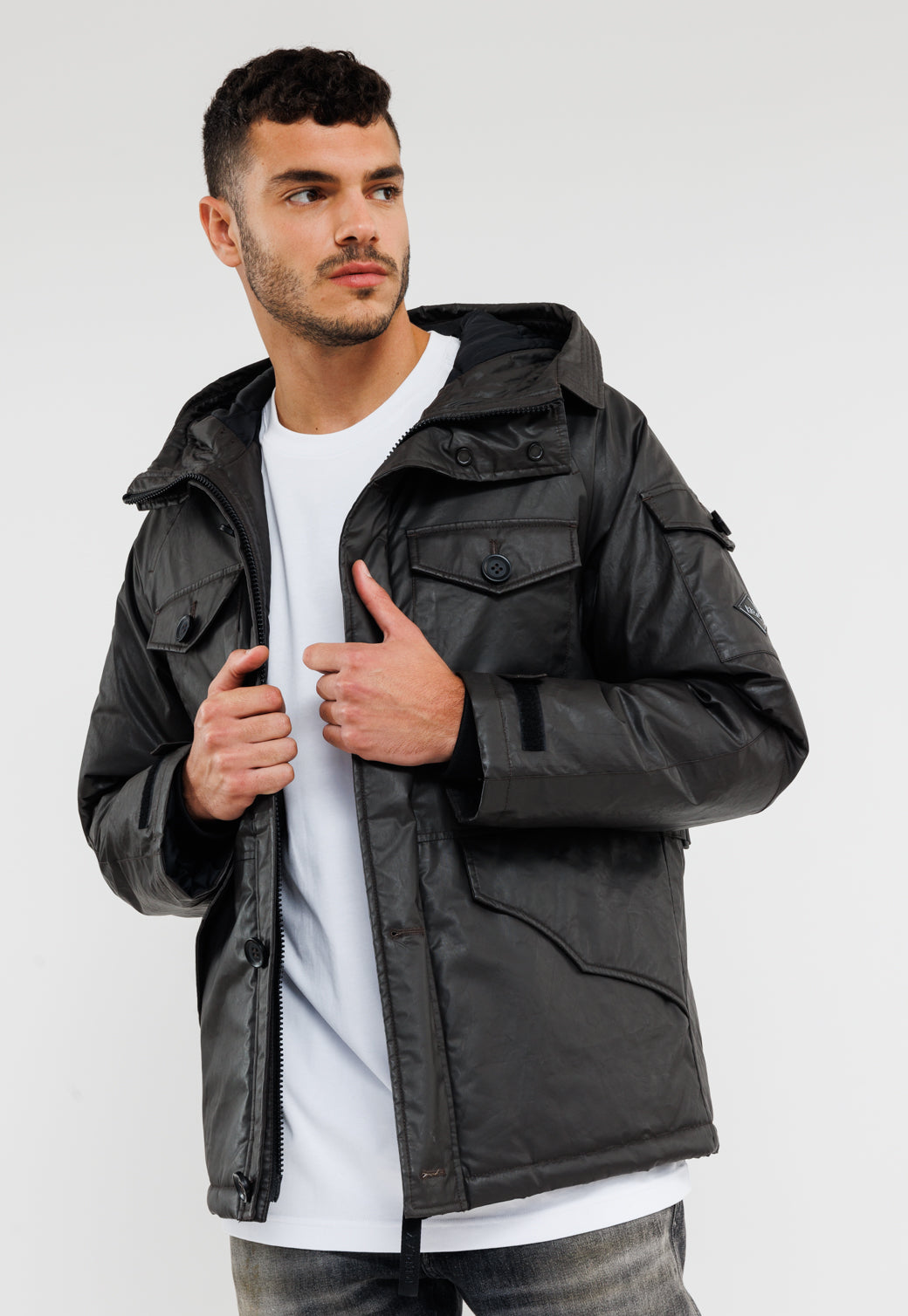 מעיל כיסים גדולים גברים