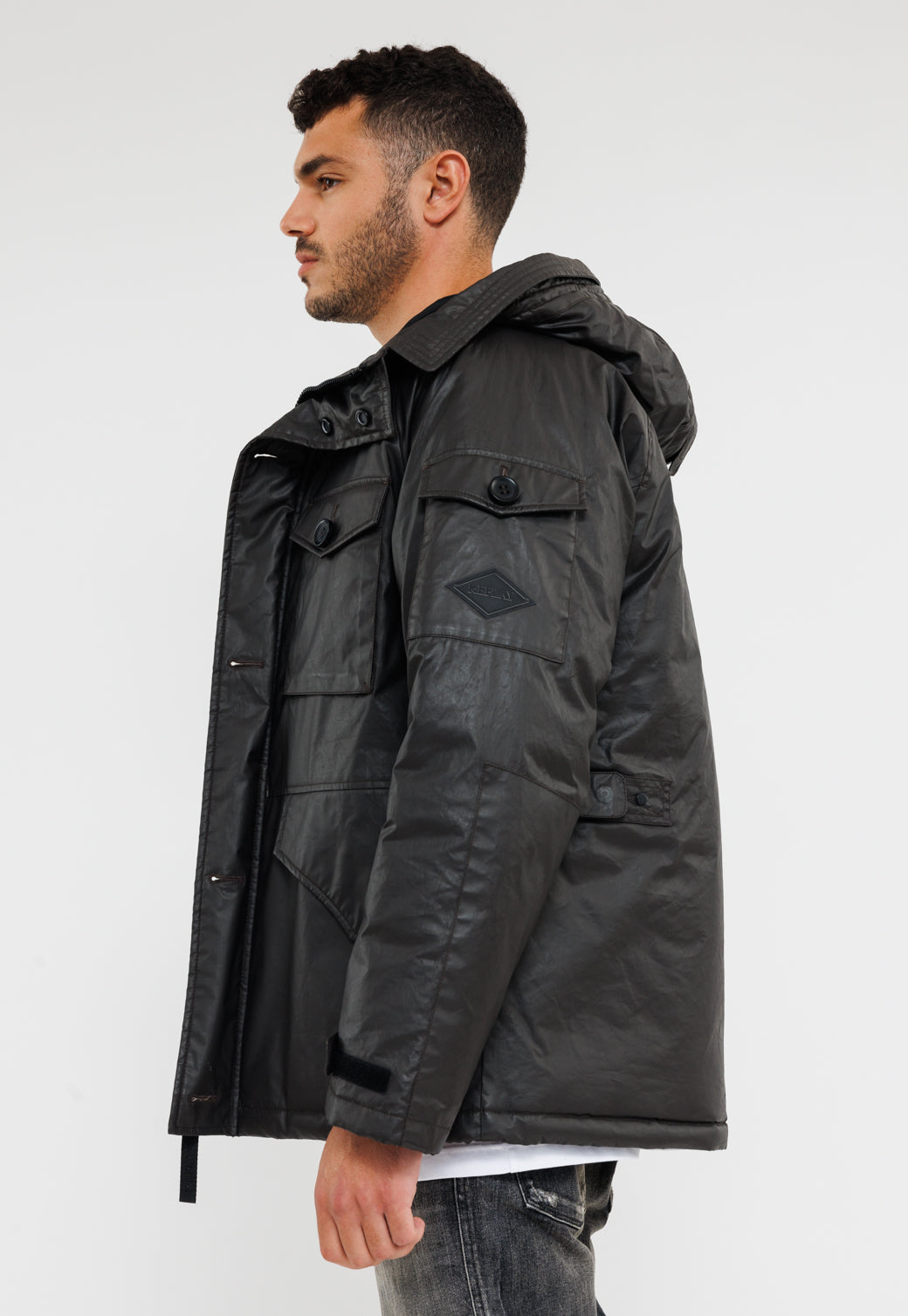 מעיל כיסים גדולים גברים