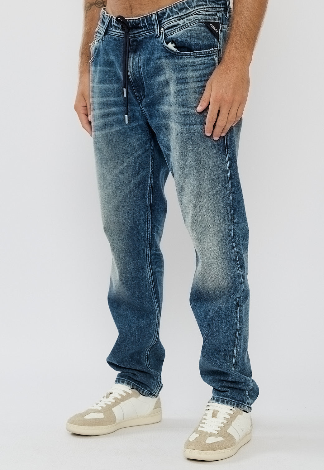 ג'ינס LENNY לגברים בצבע כחול