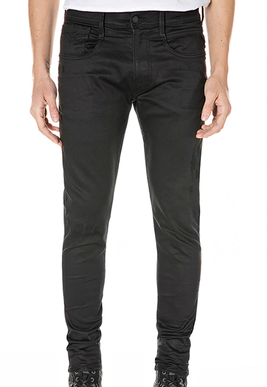 ג'ינס Bronny Super Slim קרעים לגברים
