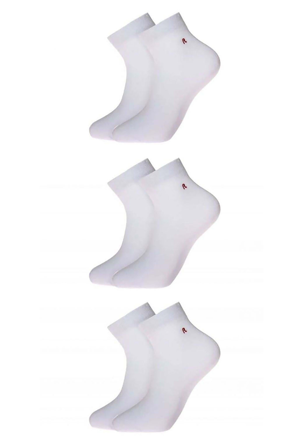 מארז 3 זוגות גרביים רבע נוער 36-41