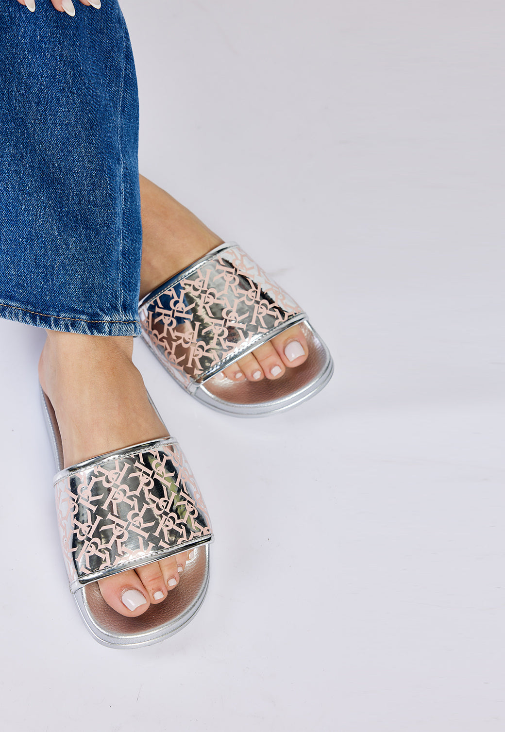 כפכפי סלייד Up W Allover נשים