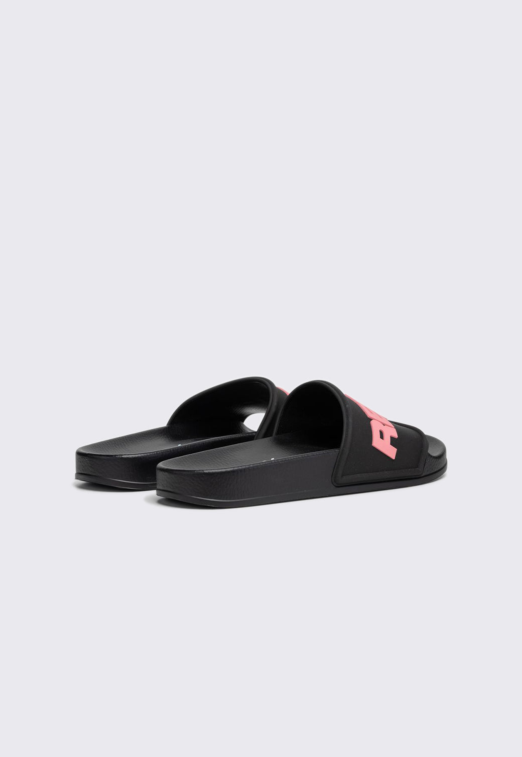 כפכפי נשים שחורים עם לוגו REPLAY ורוד