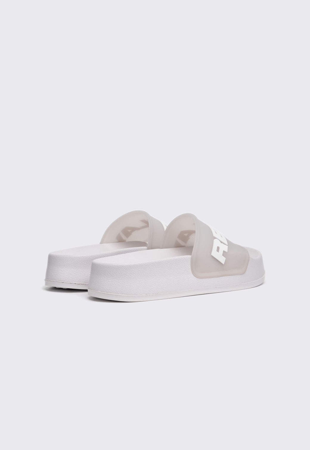 כפכפי נשים בצבע אפור שקוף