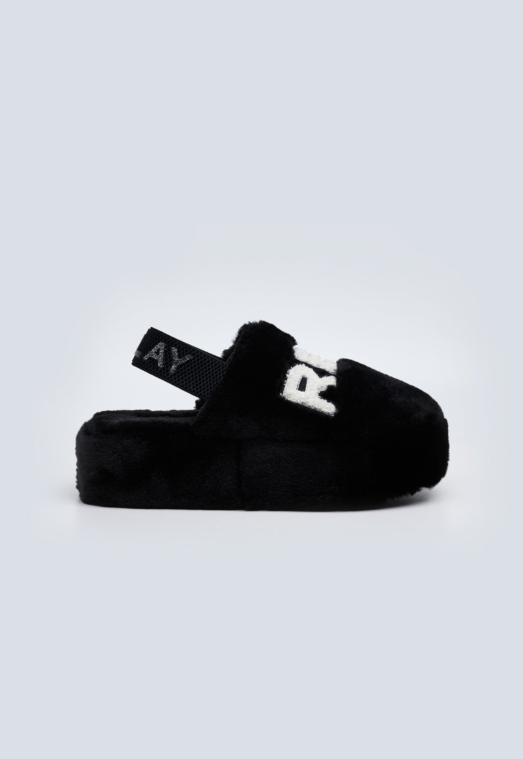 כפכפי פרווה לנשים SOFT REP בצבע שחור