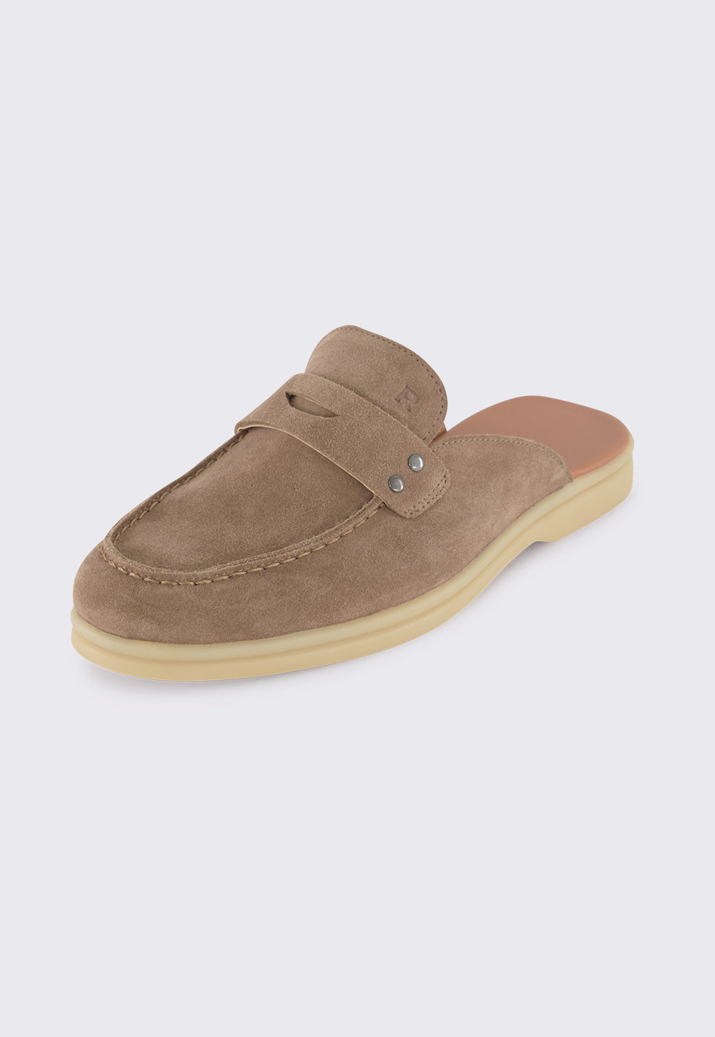 מוקסין פתוח לגברים KADDYE בצבע חום בהיר