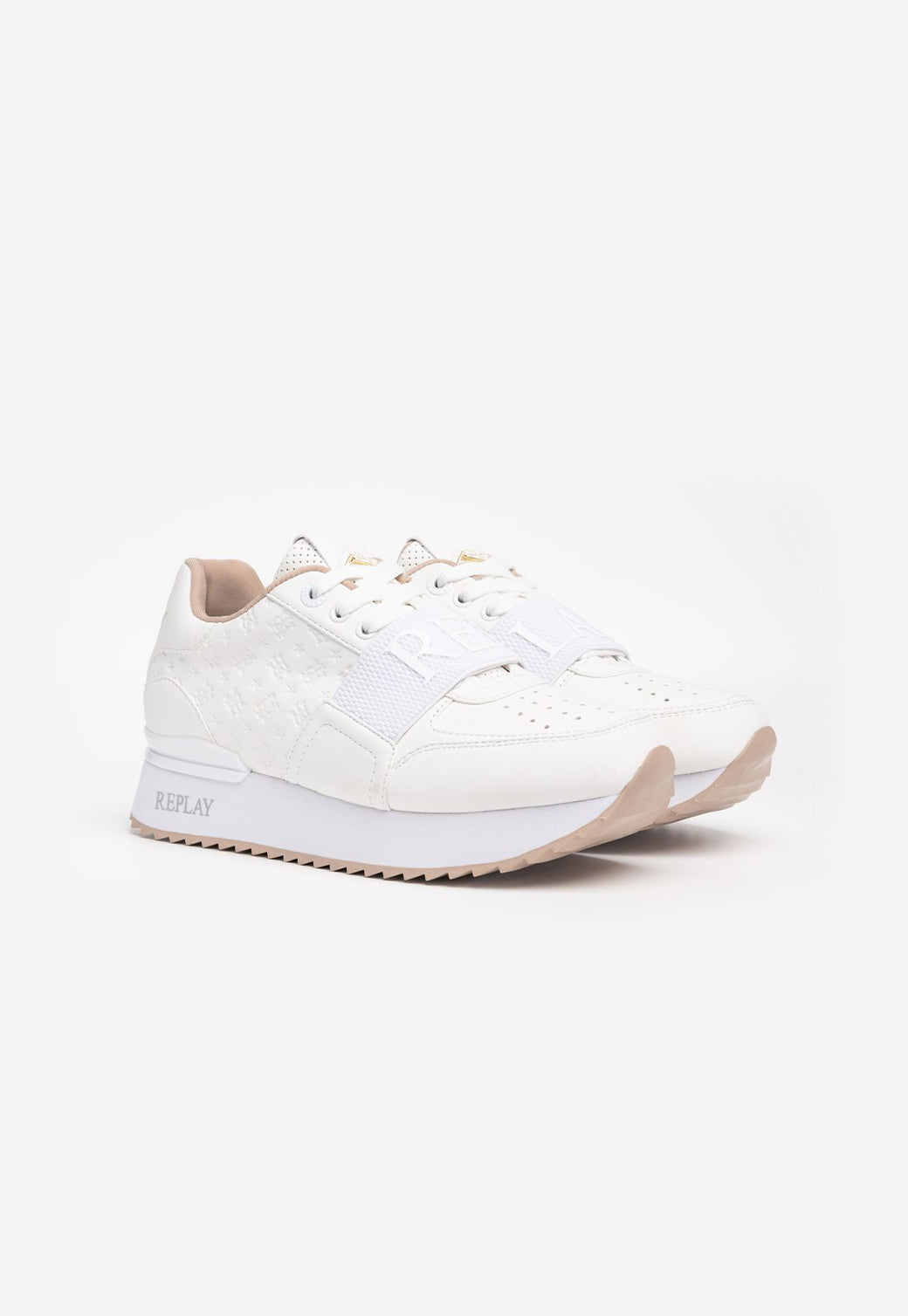 סניקרס נשים PENNY בצבע לבן